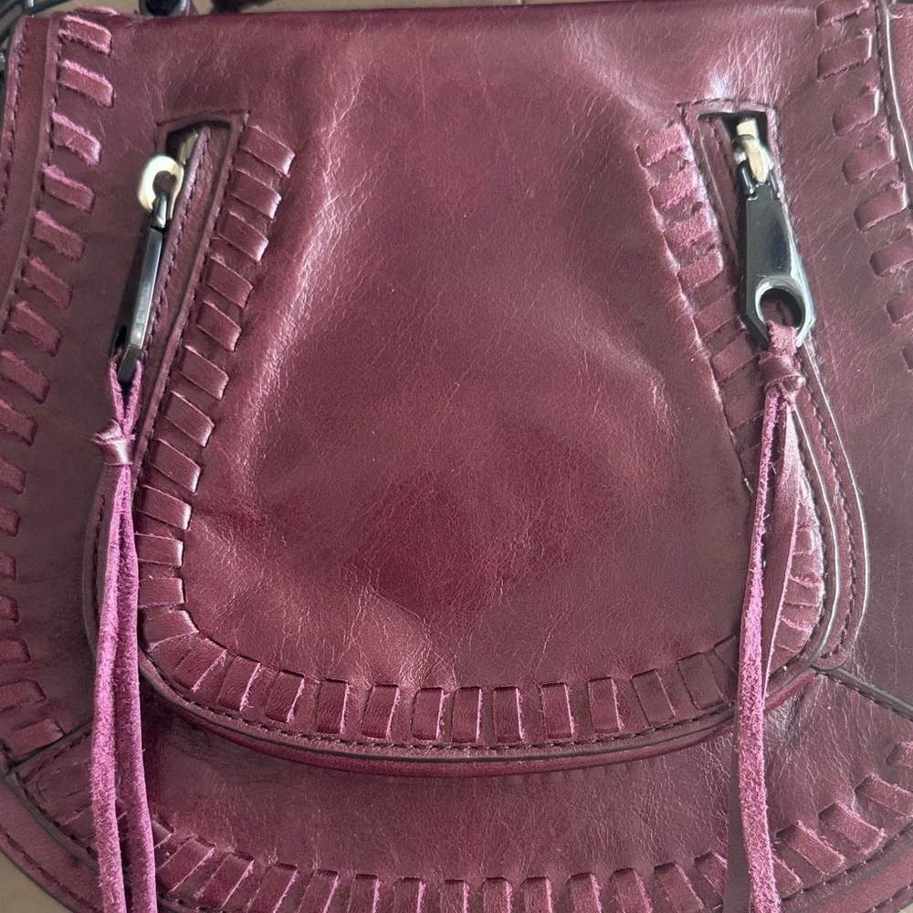 Rebecca Minkoff Small Vanity Saddle Cherry Crossbody Bag NWT